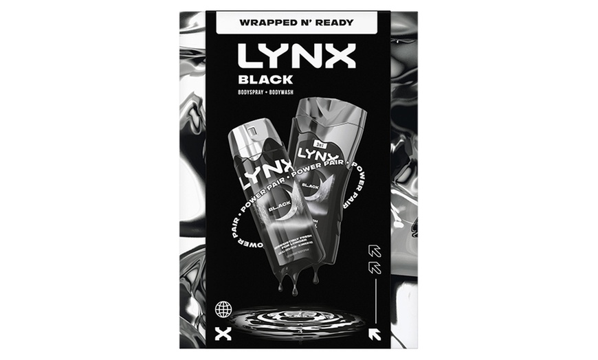 Image 3: Lynx Black Gift Set for Men - Daily Grooming Duo 