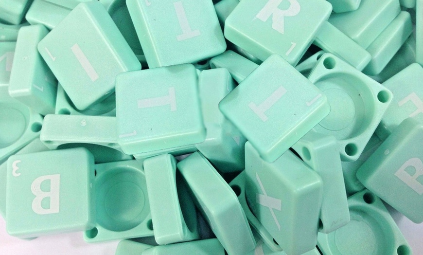 Image 15: Plastic Craft Letter Tiles