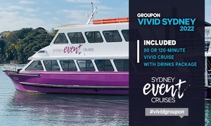 Vivid Cruise with Drinks Package with Sydney Event Cruises