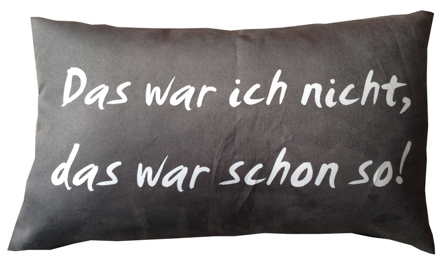 Image 6: Kissen mit Spruch