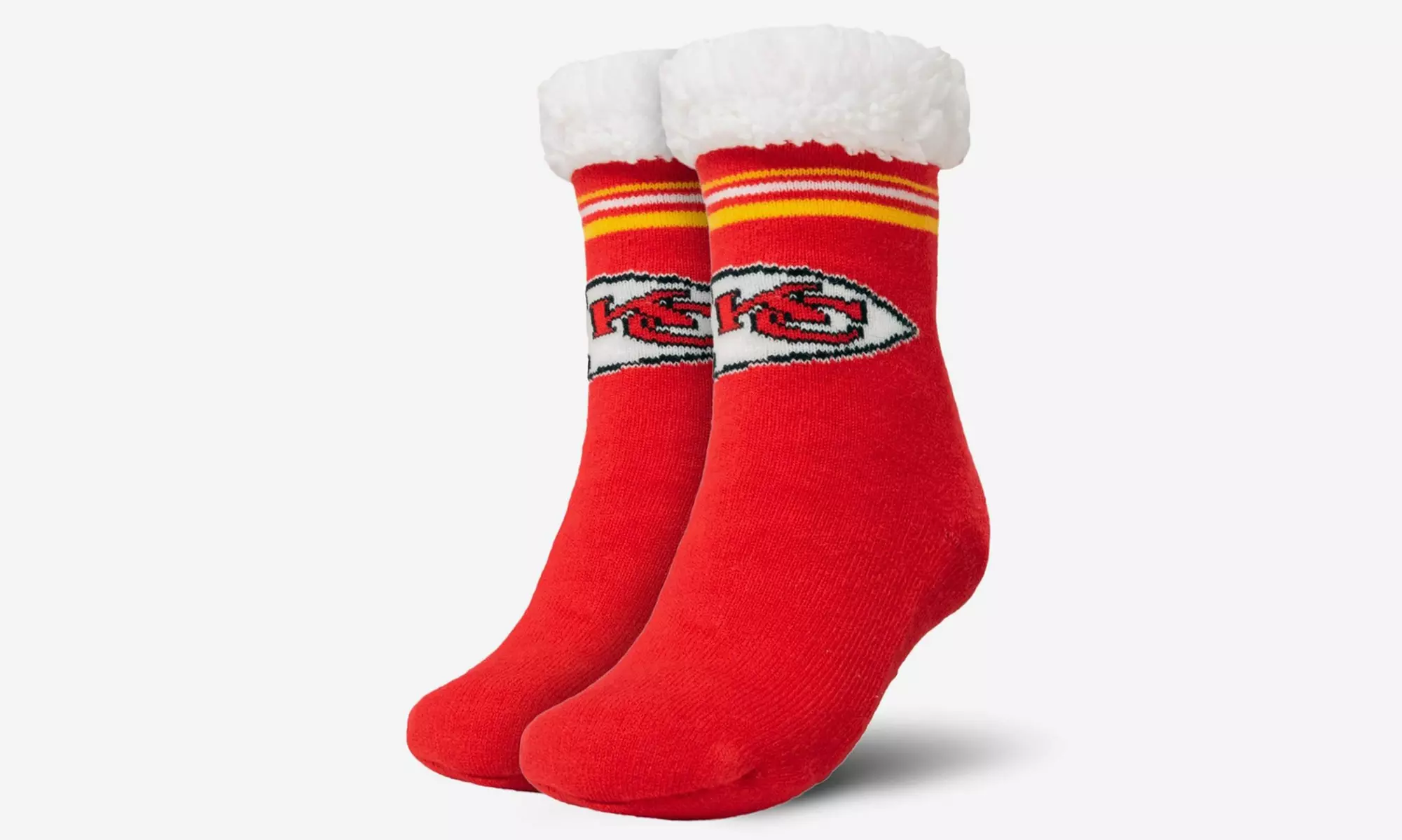 Forever Collectibles Women's NFL Footy Sherpa Sock Slippers