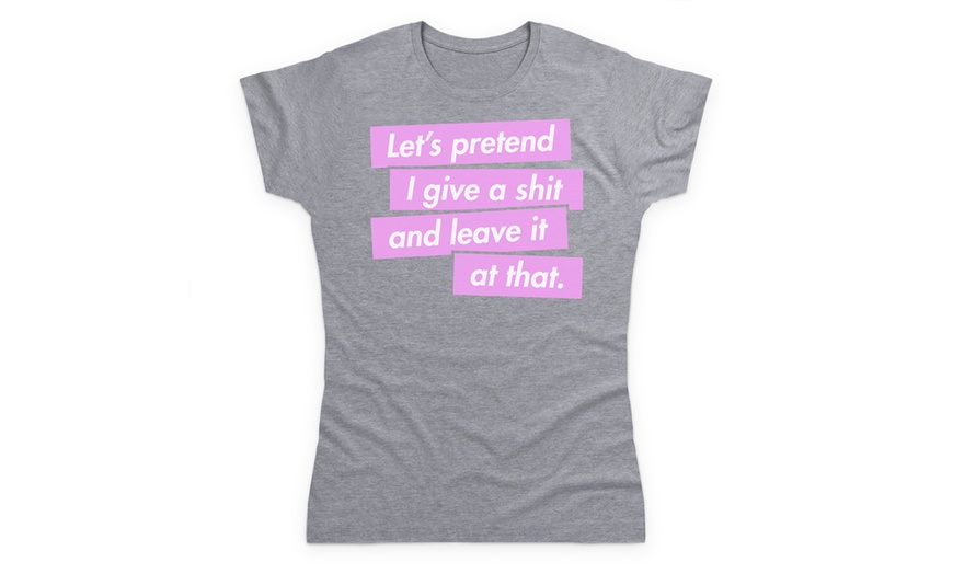 Image 2: Women's Sweary T-Shirt