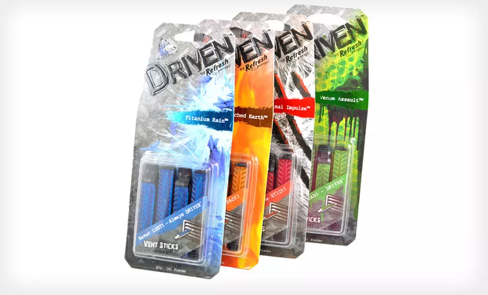 $6.99 for 16 Driven by Refresh Your Car! Air-Freshener Vent Sticks ($13.98 List Price). Free Returns. - Primary Image