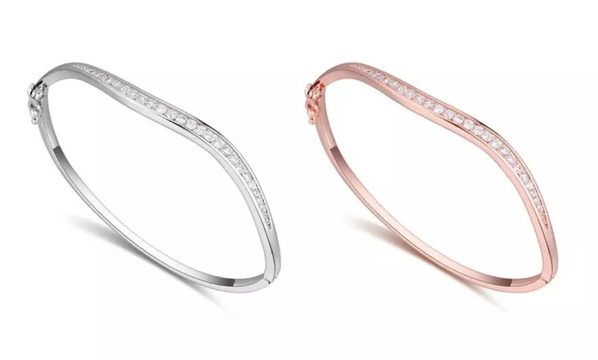 Image 1: Bracelet Juliana orné de zircons