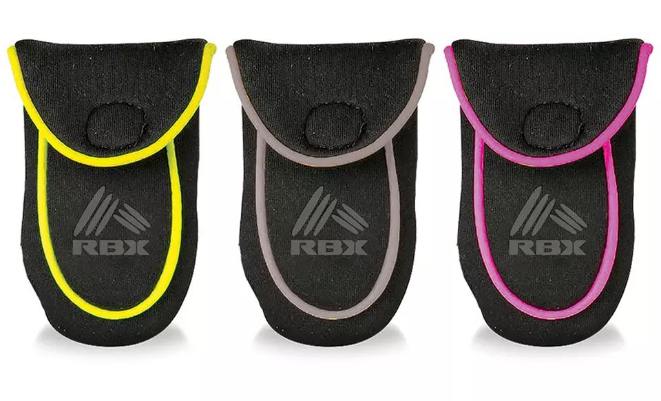 RBX Running Shoe Wallet with Yellow, Pink, or Gray Accent - Primary Image