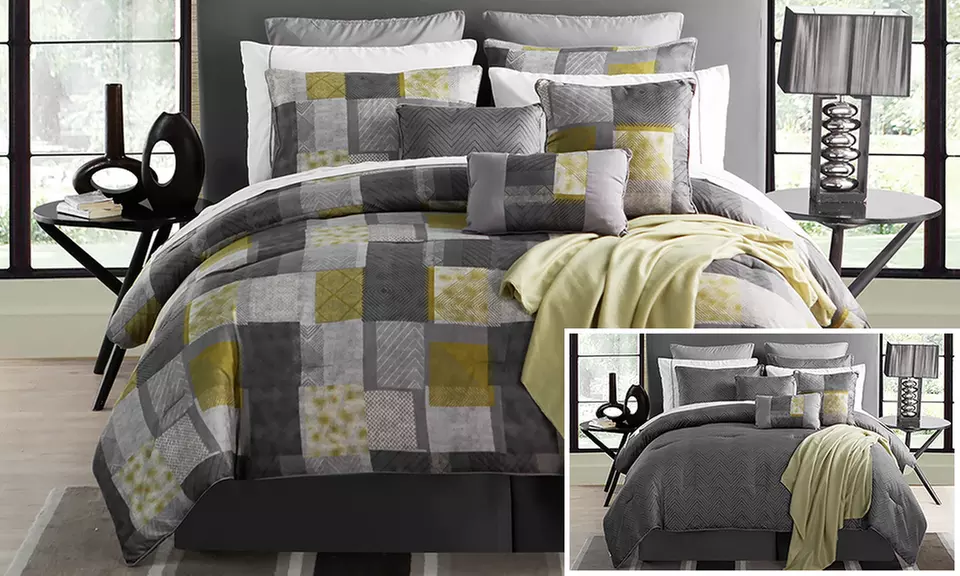 Reversible Comforter Super Set with Sheets and Throw - Second Medium