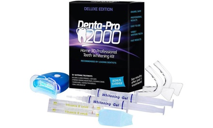 SureCure DentaPro2000 Home 3D Teeth Whitening Kit | Groupon