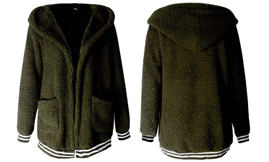 Image 7: Teddy Fleece Cardigan