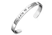 1, 2 ou 3 bracelets avec inscription gravée pour sœurs en anglais - Second Medium