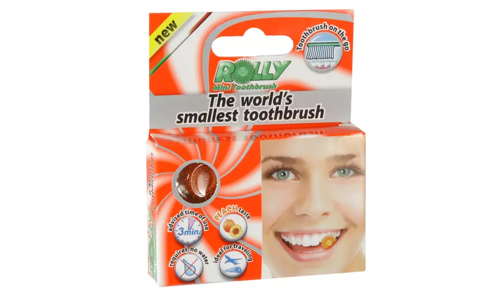 Six-Pack of Rolly, The World's Smallest Toothbrush from £2.99 (Up to 64% Off) - Image 2