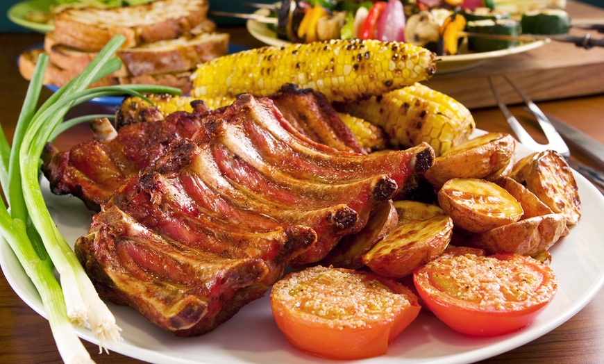 Image 1: Barbecue Feast with Beer for Two