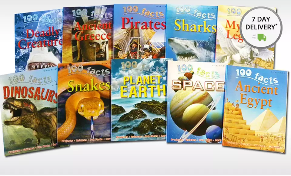 100 Facts Book 10-Book Set. Three Book Sets Available. - Primary Image