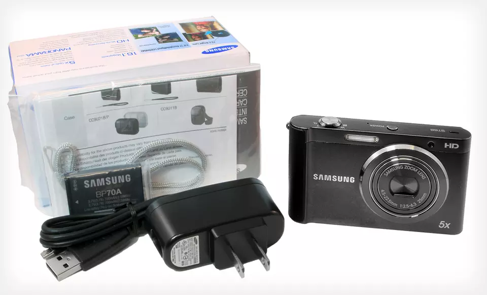 $79.99 for a Samsung ST88 16MP Digital Camera in Black or Purple ($169.99 List Price). Free Shipping and Returns. - Second Medium