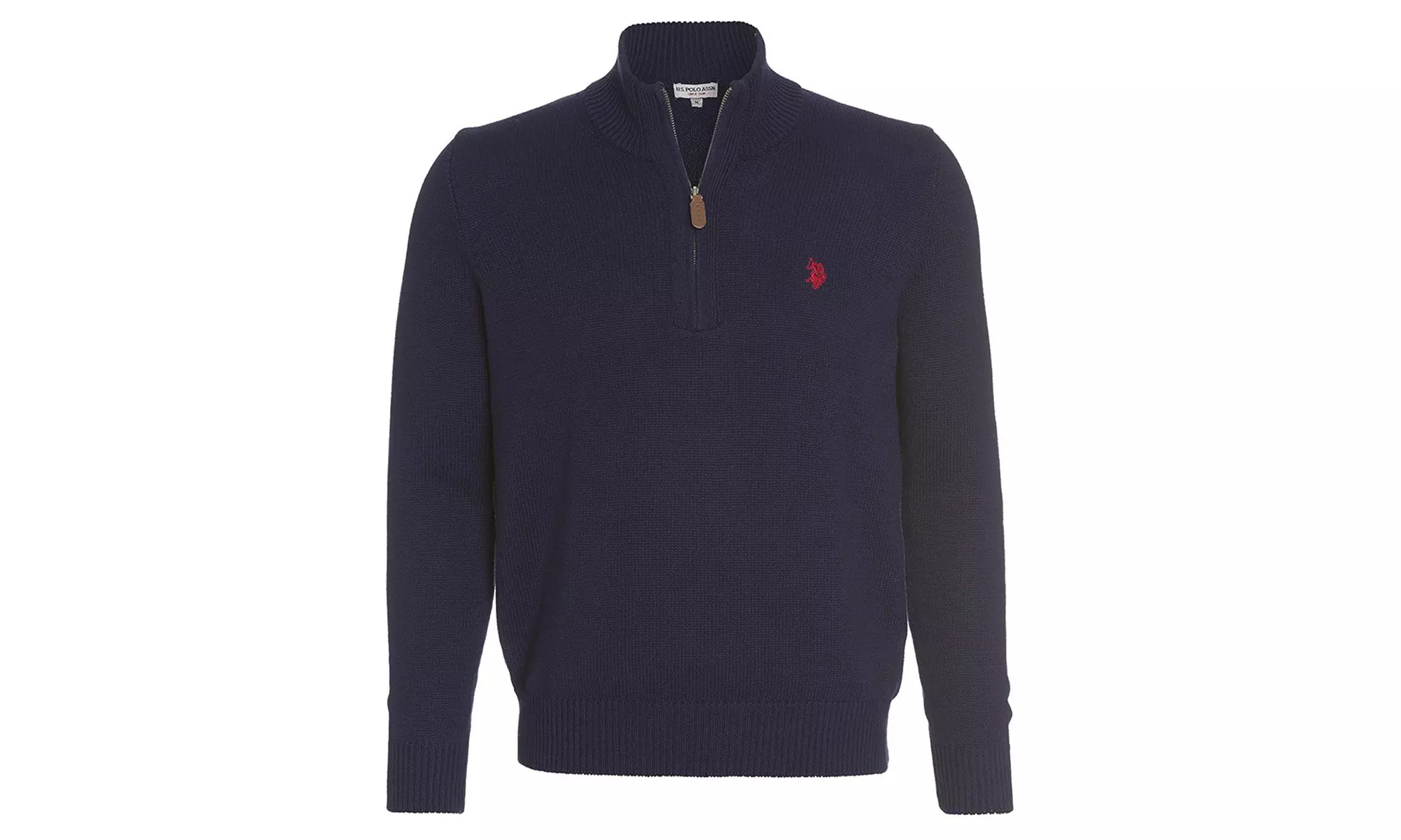 Pullover da uomo U.S. Polo Assn. 100% cotone con collo Troyer disponibile in 5 colori e varie taglie - Image 6