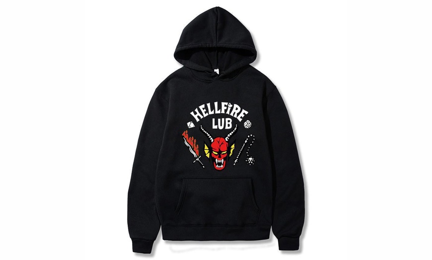 Image 3: Stranger Things Hellfire Club Hoodie