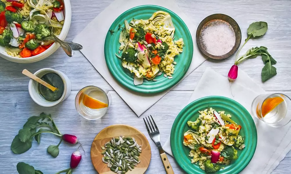 Three- or Six-Months of Vegetarian Weekly Online Meal Plans from Pick Me Meal Club (Up to 87% Off)   - Primary Image