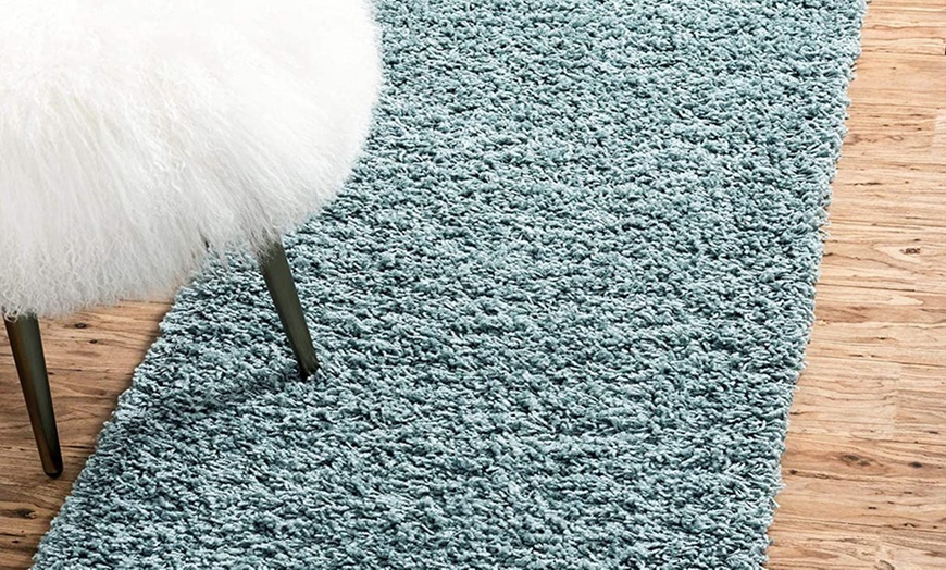 Image 10: Thick Pile Soft Shaggy Area Rug