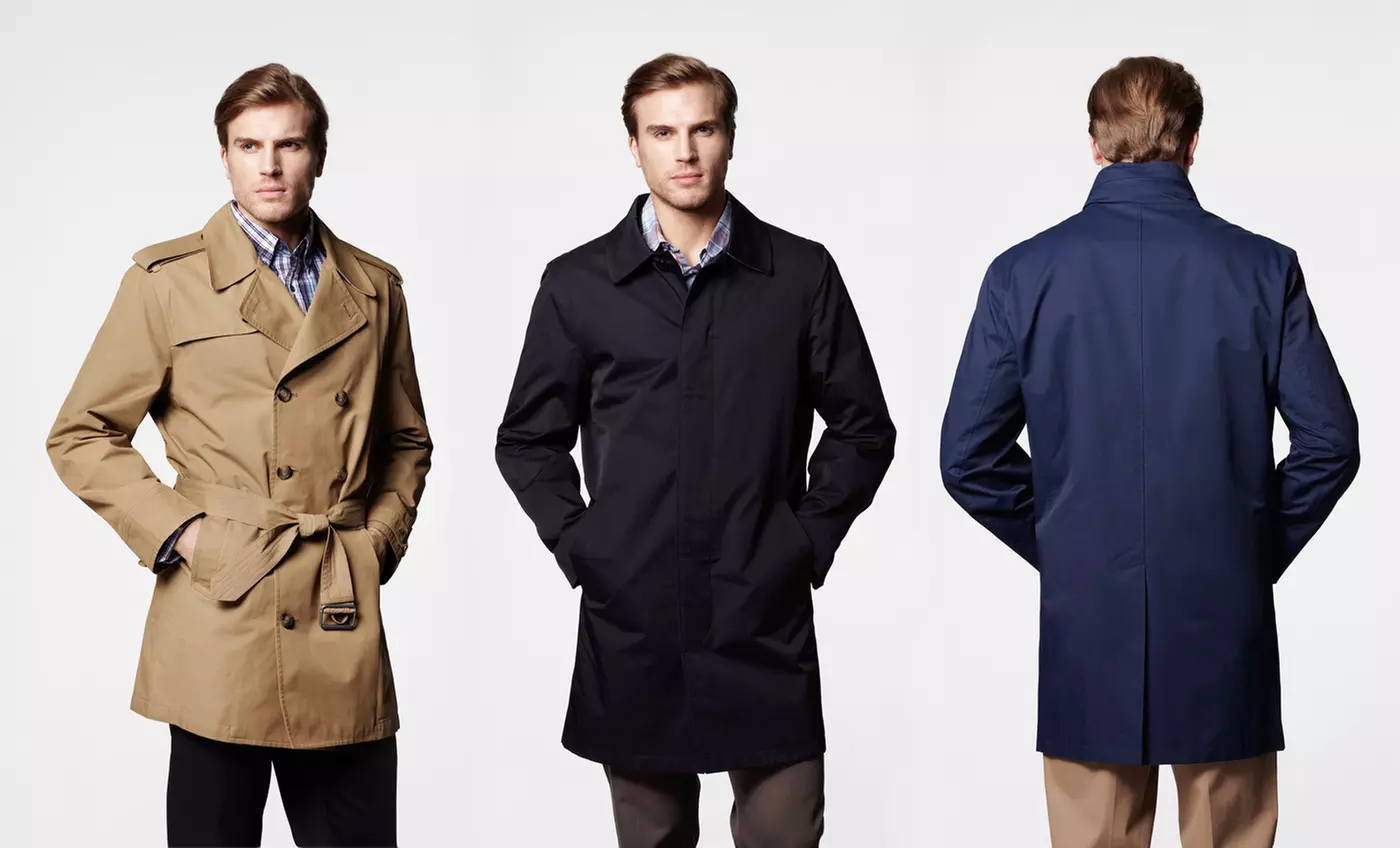 London Fog Men's Trench Coat or Raincoat - Primary Image