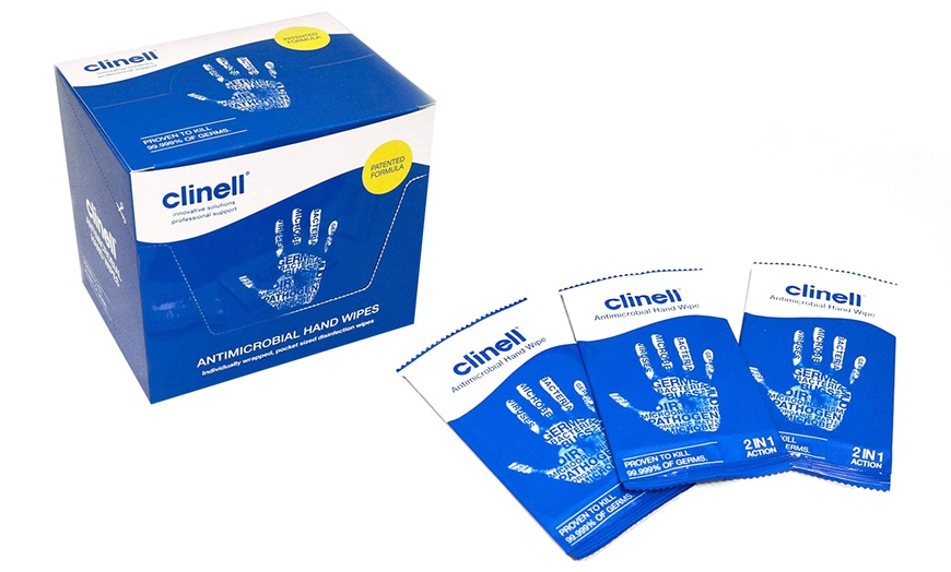 Image 2: Pack of 20 Clinell Antimicrobial Wipes