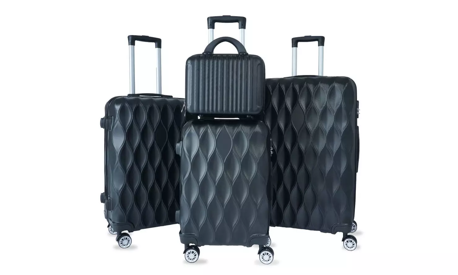 Four-Pack ABS Suitcases