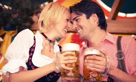 $20 for Saturday Admission with Unlimited Beer Sampling and Souvenir Tasting Glass to Das Best Oktoberfest ($35 Value) - Primary Image
