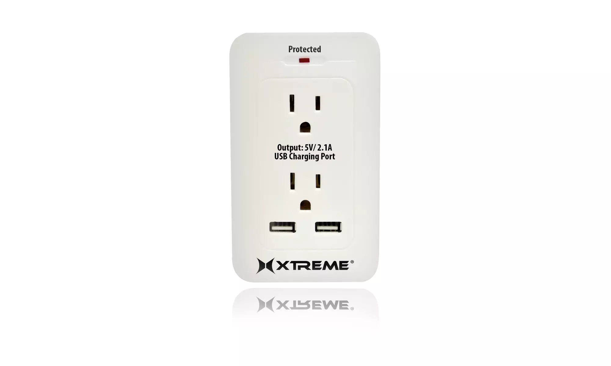 Xtreme 2-Outlet Surge Wall Tap with Dual-Port USB - Second Medium