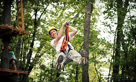 Zipline Adventure with Photos Monday–Thursday or Friday–Sunday at Markin Farms Zipline Adventures (Up to 51% Off) - Primary Image