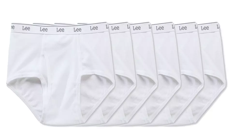 6-Pack of Lee Men's Tag-Free Cotton Briefs - Primary Image