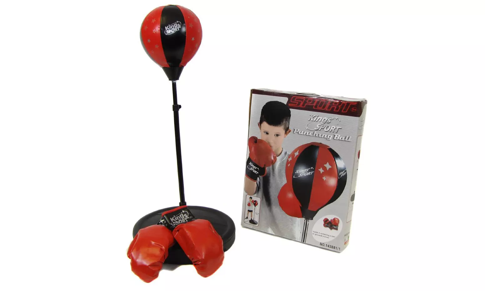 Kings Sport Kids' Punching Ball With Boxing Gloves - Primary Image