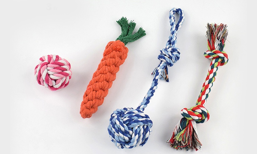 Image 4: Pet Rope Toy Set