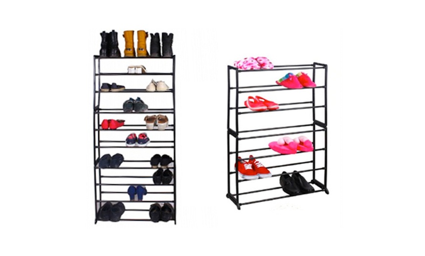 Image 2: 4-, 7- or 10-Tier Shoe Rack