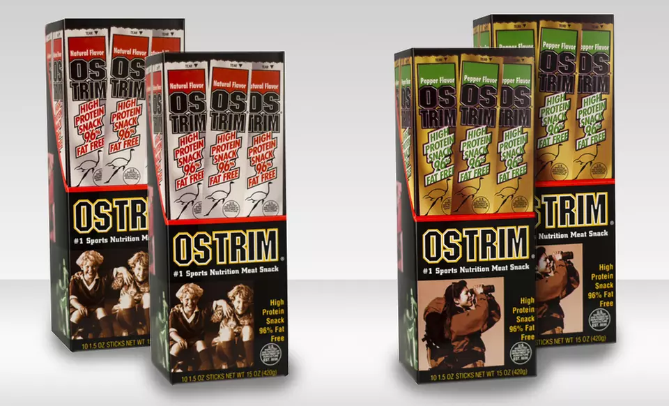 2 10-Packs of Ostrim Beef Snack Sticks. Multiple Flavors Available. - Primary Image