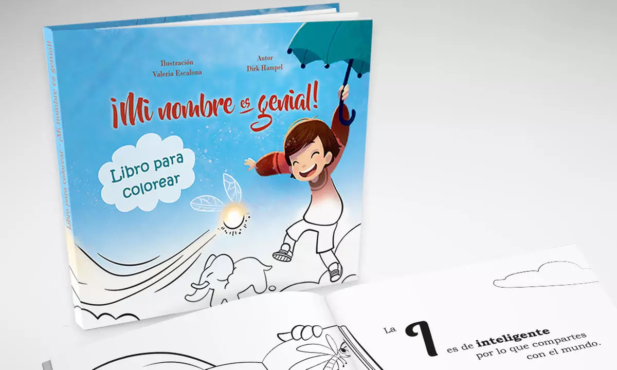 1, 2 o 3 libros personalizados para colorear en Story of my Name (hasta 68% de descuento) - Primary Image