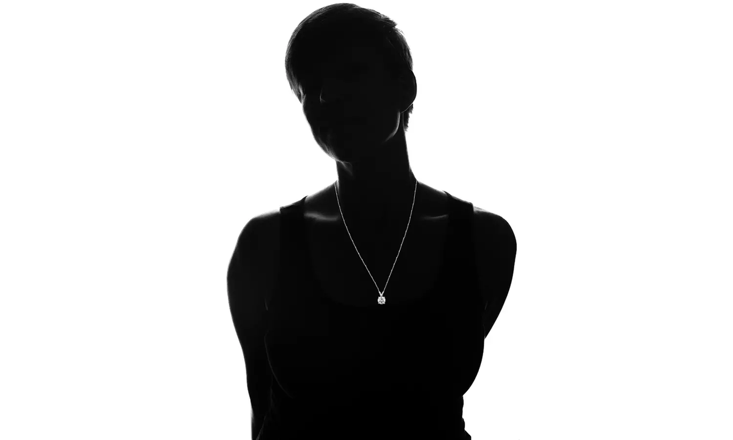 1.00–2.00 CTW Round Diamond Solitaire Pendants by Brilliant Diamond - Second Medium