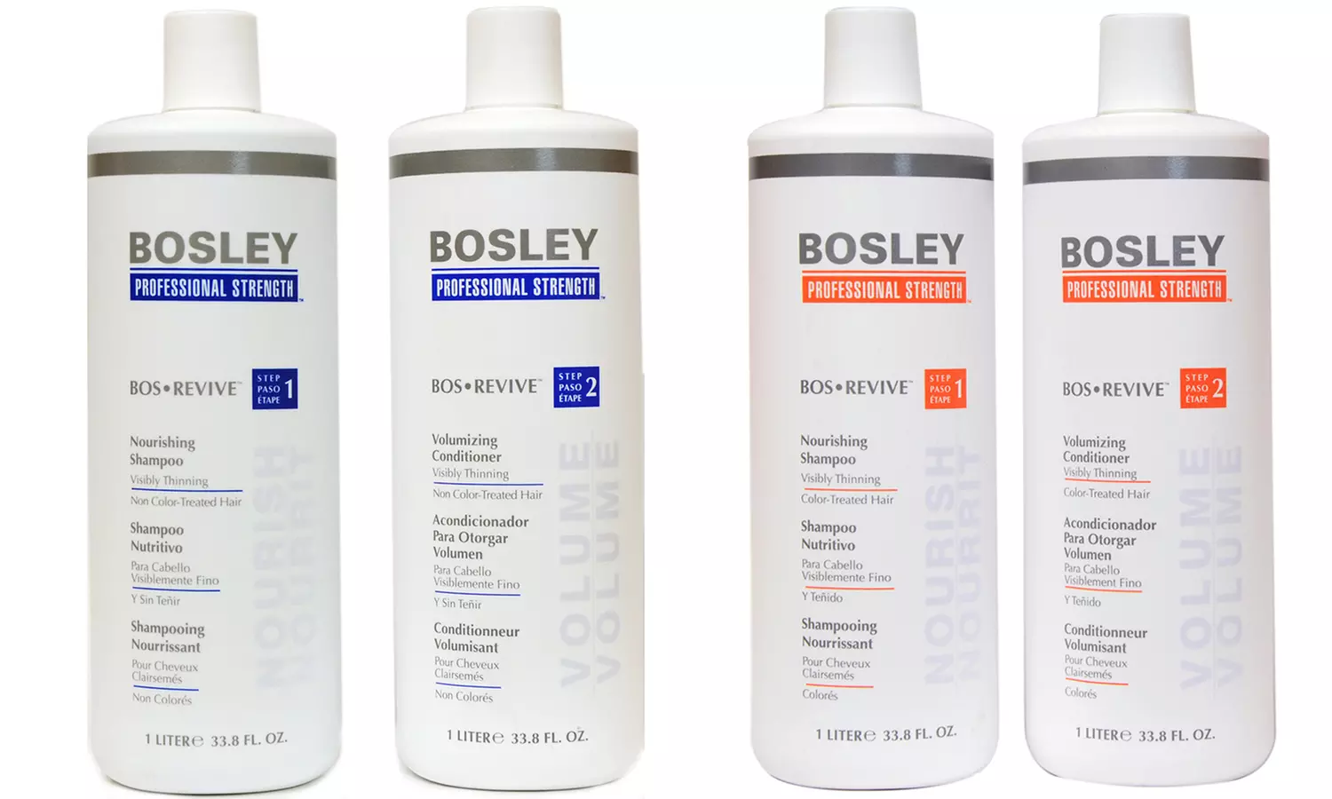 Bosley Revive and Defense Shampoo and Conditioner - Primary Image