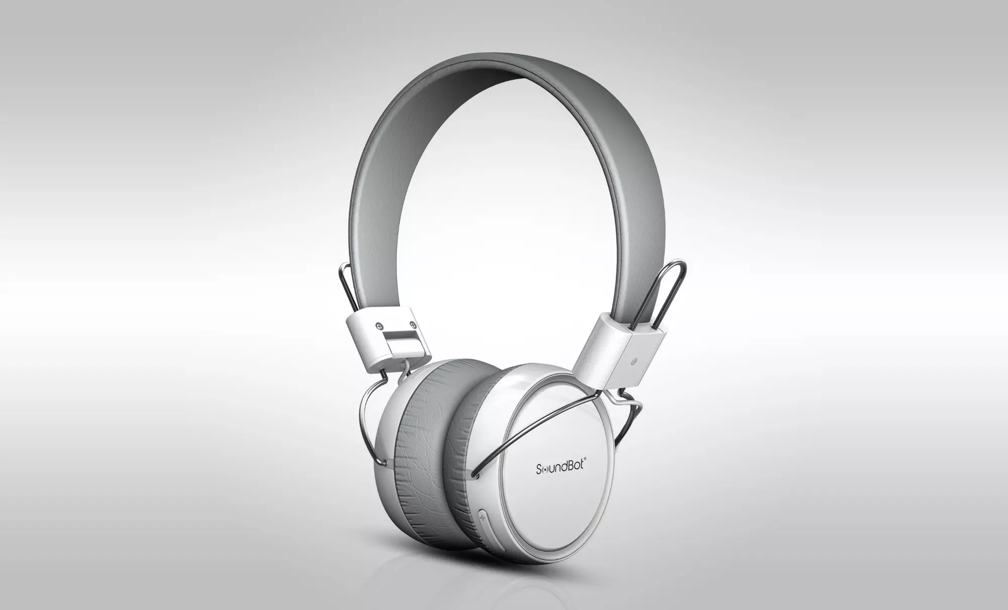 SoundBot HD Bluetooth Wireless Headphones with Microphone and Smart Sensory Touch Controls - Second Medium
