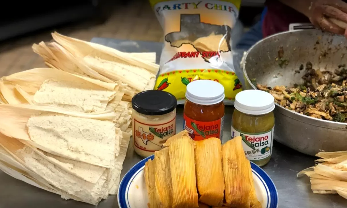 $23.45 for Two Dozen Tamales and One Jar of Salsa at Tejano Salsa - Tamales A Mano, Takeout ($33.50 Value)  - Primary Image