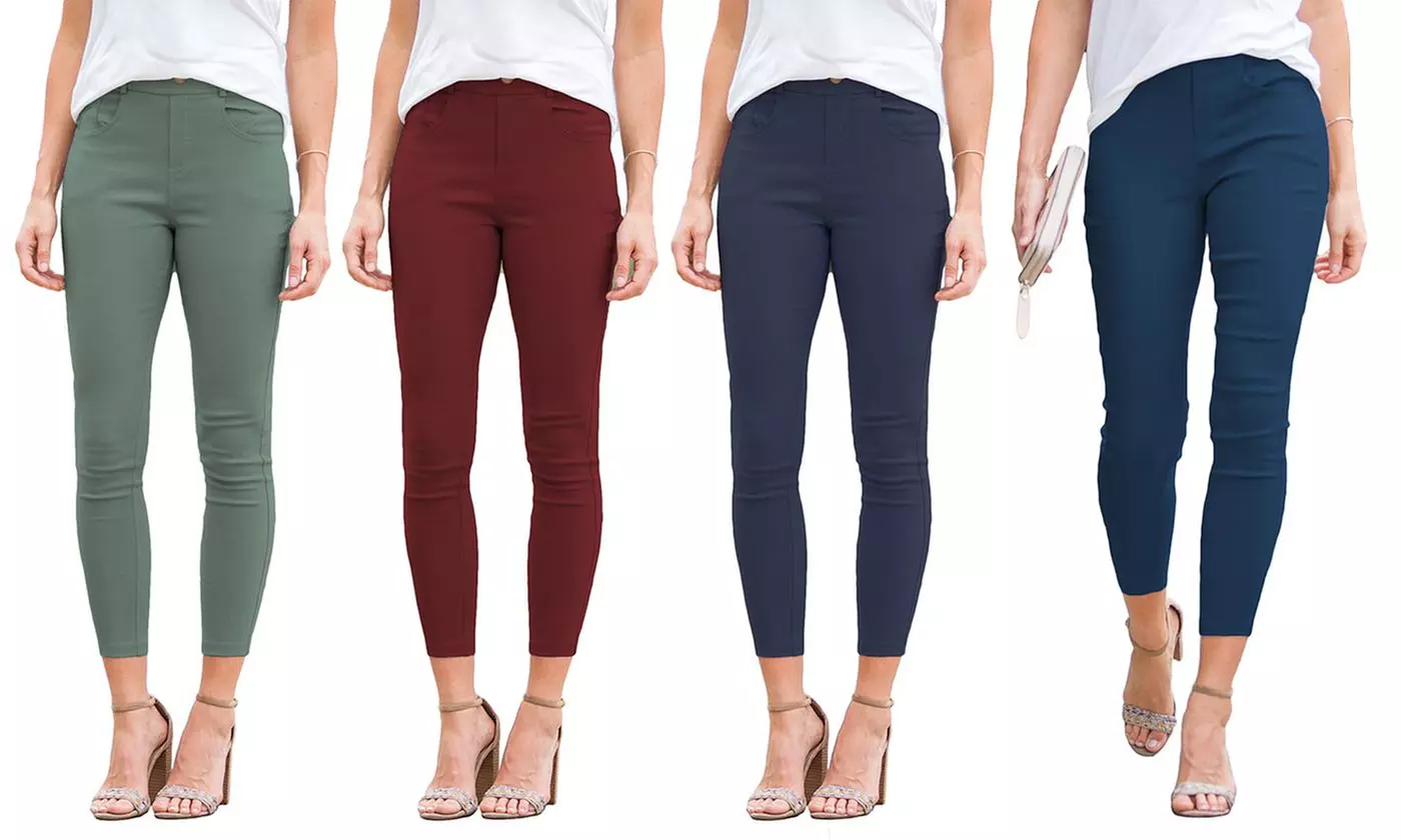Reflection Women's Stretchy Pull-On Jeggings. Plus Sizes Available. - Primary Image