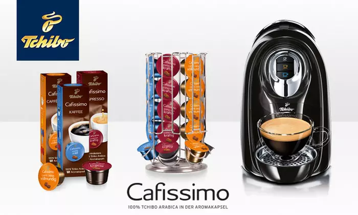 Tchibo Cafissimo COMPACT refurbished inkl. 30 Kapseln und Kapselspender mit 40 Monaten Garantie für 19,99 € - Primary Image
