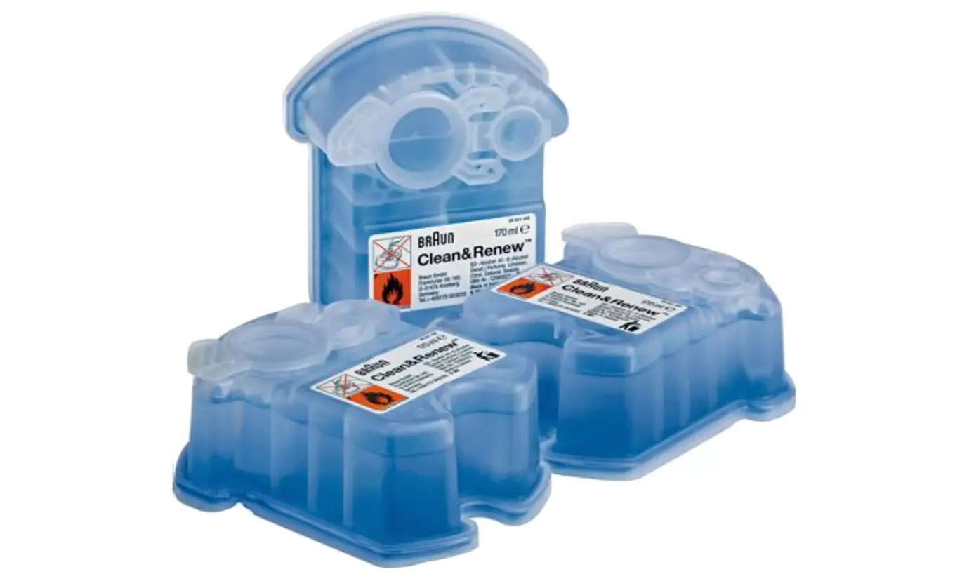 Braun CCR3 Clean & Renew Refill Cartridges (170mL) (3-Pack) - Primary Image
