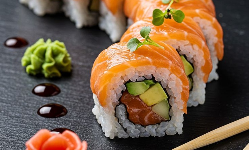 Image 28: Fresh Sushi with traditional Bubble tea Await You at Boba Tigers