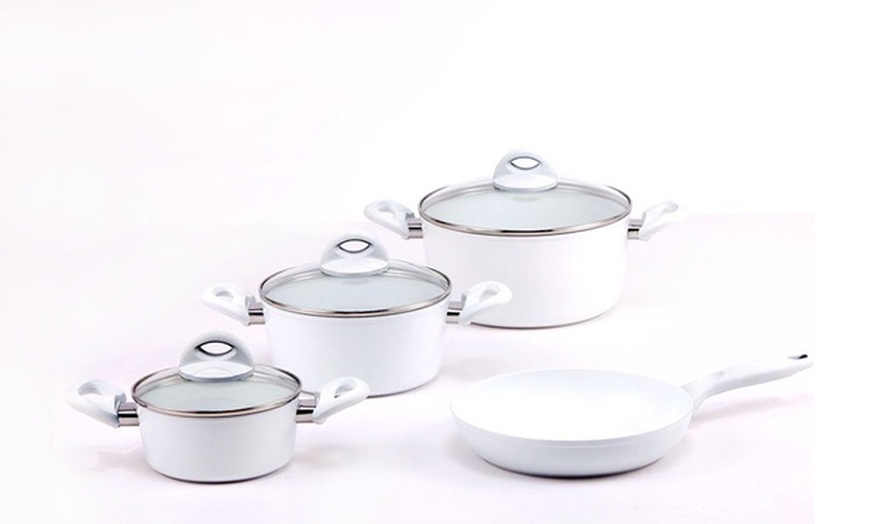 Image 2: Seven-Piece Ceramic Cookware Set