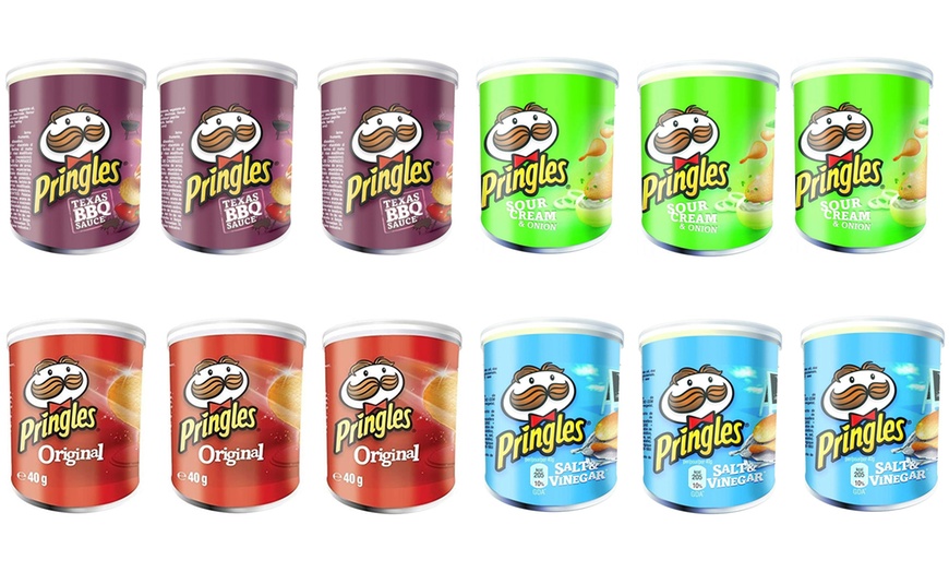 Image 1: 12-Pack of Pringles Crisps