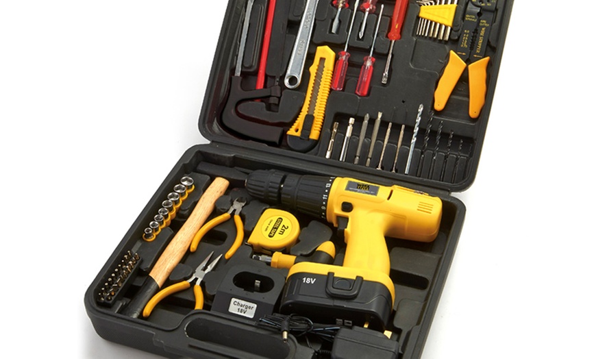 Image 2: Hammer Drill Set 