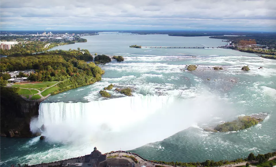 Stay with Couples or Family Package at Embassy Suites by Hilton Niagara Falls in Ontario. Dates into August. - Primary Image