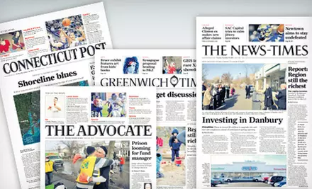 Newspaper Subscriptions from Hearst Media Services of Connecticut (Up to 75% Off). Six Options Available. - Primary Image