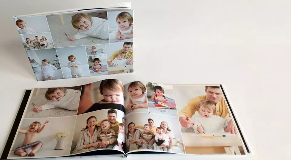 Personalized 8.5"x11.5" Harcover Collage Photo Book from Collage.com - Primary Image