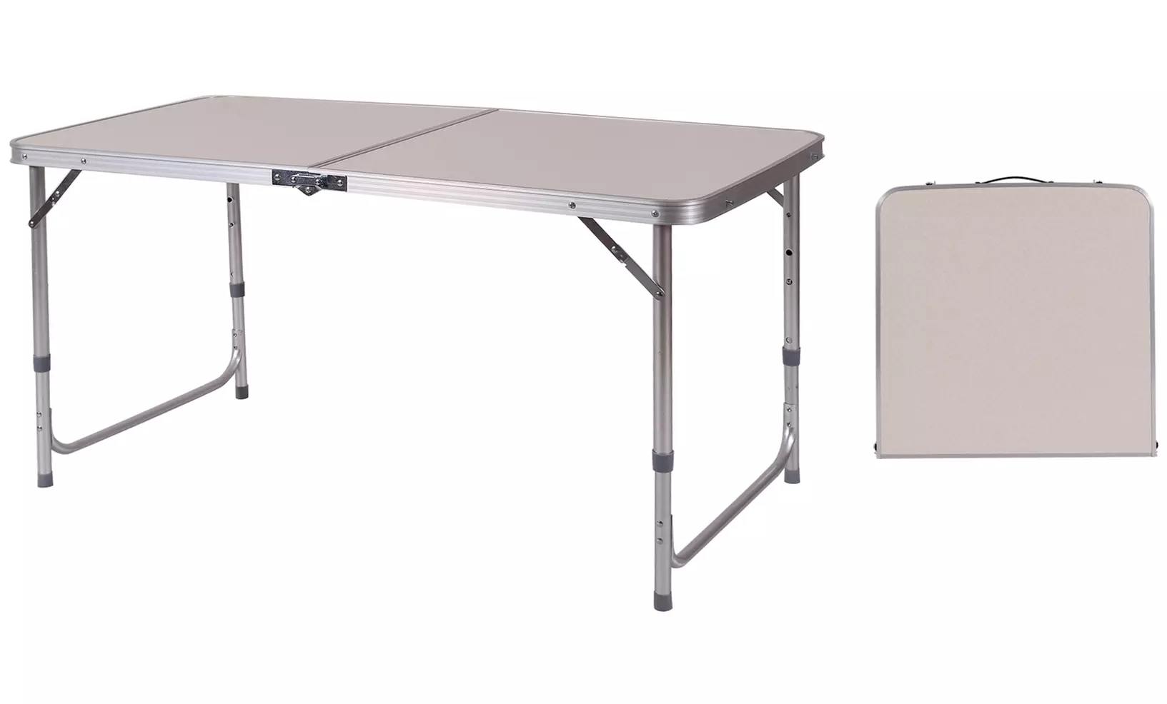 Robuster Camping-Tisch mit einem Aluminiumrahmen einzeln oder 3-teilig - Primary Image