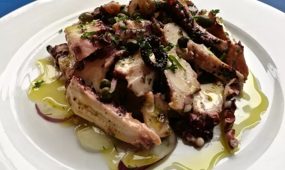 $14 for $20 Toward Mediterannean Cuisine or 2 Cocktails and 1 Appetizer at Nisí;  Carryout and Dine-In - Primary Image