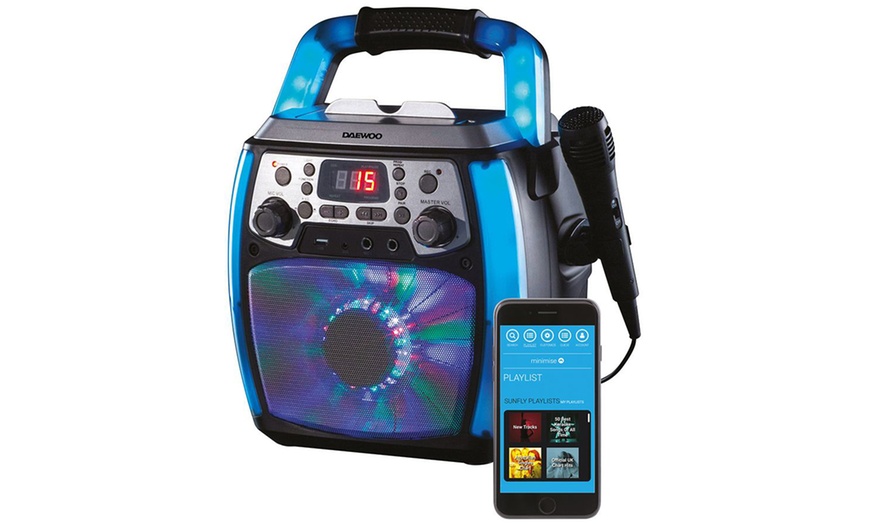 Image 3: Daewoo Bluetooth Karaoke Machine